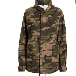 NWT Vis Ā Vis Green Camo Jacket With Removable Liner